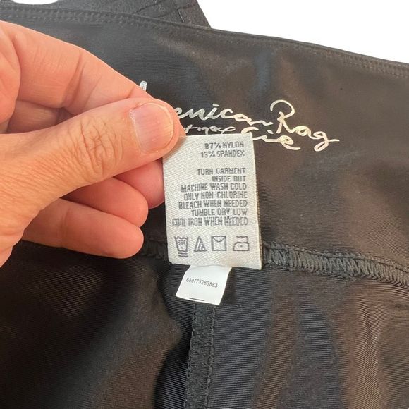 American Rag Faux Leather Pants Women’s Plus Size 3X Black Pleather Tight Pants - Picture 6 of 10